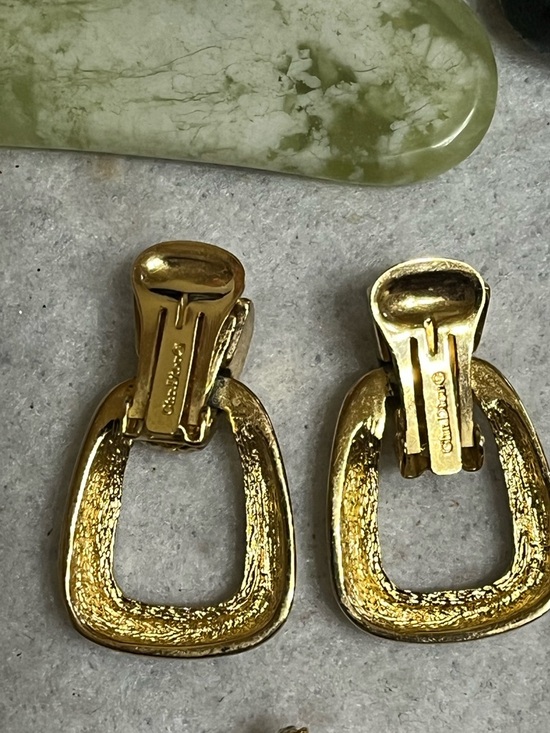 Christian Dior Vintage Clip On Earrings - Picture 7 of 14